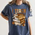 History Month I Teach Melanin Book Black Teacher Women's Comfort Colors T-Shirt Moss History Month I Teach Melanin Book Black Teacher Women's Comfort Colors T-Shirt Moss