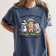 I Tried To Form A Gang But It Turned Into A Book-Club Reader Women's Comfort Colors T-Shirt Moss I Tried To Form A Gang But It Turned Into A Book-Club Reader Women's Comfort Colors T-Shirt Moss