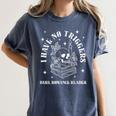 Trigger Warning Dark Romance Reader Bookish No Triggers Book Women's Comfort Colors T-Shirt Moss Trigger Warning Dark Romance Reader Bookish No Triggers Book Women's Comfort Colors T-Shirt Moss