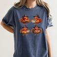 Turkey Reading Books Shirt Thanksgiving Turkey Bookworm Women's Comfort Colors T-Shirt Moss Turkey Reading Books Shirt Thanksgiving Turkey Bookworm Women's Comfort Colors T-Shirt Moss