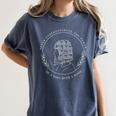 Never Underestimate The Power Of A Girl With A Book Women's Comfort Colors T-Shirt Moss