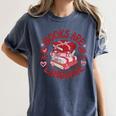 Valentine Book Lover Books Are My Love Language Women Girl Women's Comfort Colors T-Shirt Moss Valentine Book Lover Books Are My Love Language Women Girl Women's Comfort Colors T-Shirt Moss