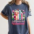 Valentine All Booked For Valentine Book Lovers Teacher Kid Women's Comfort Colors T-Shirt Moss