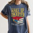 Wake Up Smarter Librarian Book Stack Premium Tri-Blend Women's Comfort Colors T-Shirt Moss Wake Up Smarter Librarian Book Stack Premium Tri-Blend Women's Comfort Colors T-Shirt Moss