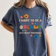I Want To Be A Schwa Read Book Reading Librarian Women's Comfort Colors T-Shirt Moss