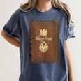 War And Peace Book Cover Women's Comfort Colors T-Shirt Moss War And Peace Book Cover Women's Comfort Colors T-Shirt Moss