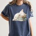 West Highland Terrier Books Dog Breed Westie For Men Women Girls Kids Women's Comfort Colors T-Shirt Moss