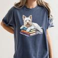 West Highland Terrier Books Dog Breed Westie Women's Comfort Colors T-Shirt Moss West Highland Terrier Books Dog Breed Westie Women's Comfort Colors T-Shirt Moss