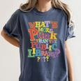 Whats More Punk Than The Public Library T Shirt Book Lover Women's Comfort Colors T-Shirt Moss