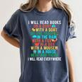I Will Read Book On Boat Words For Kids Women's Comfort Colors T-Shirt Moss I Will Read Book On Boat Words For Kids Women's Comfort Colors T-Shirt Moss