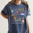 I Will Read Books On a Boat & Everywhere Reading Women's Comfort Colors T-Shirt Moss I Will Read Books On a Boat & Everywhere Reading Women's Comfort Colors T-Shirt Moss