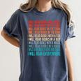 I Will Read Books On A Boat Kids Reading Women's Comfort Colors T-Shirt Moss
