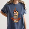 Woman And Books Stack Afro Girl Book Lover Premium Tri-Blend Women's Comfort Colors T-Shirt Moss Woman And Books Stack Afro Girl Book Lover Premium Tri-Blend Women's Comfort Colors T-Shirt Moss