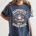 Women's Chai Tea And Books Chai Latte Lover Women's Comfort Colors T-Shirt Moss