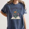 Women's Chapter 24 Book Lovers & Readers 24th Birthday Wildflowers Women's Comfort Colors T-Shirt Moss Women's Chapter 24 Book Lovers & Readers 24th Birthday Wildflowers Women's Comfort Colors T-Shirt Moss