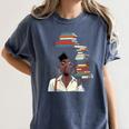 Women's Education Is Freedom Teacher Books Black History Month Women's Comfort Colors T-Shirt Moss
