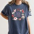 Xmas Tis The Season To Be Reading Books Pajamas Women's Comfort Colors T-Shirt Moss Xmas Tis The Season To Be Reading Books Pajamas Women's Comfort Colors T-Shirt Moss