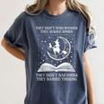 They Didn't Burn Witches Burned Women Books Feminist Women Women's Comfort Colors T-Shirt Moss