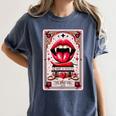 Yes Sir The Good-Girl The Good-Girl Tarot Card Smut Book Women's Comfort Colors T-Shirt Moss Yes Sir The Good-Girl The Good-Girl Tarot Card Smut Book Women's Comfort Colors T-Shirt Moss