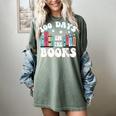 100 Days In The Books School Reading Celebration Women's Comfort Colors T-Shirt Berry