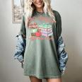 100 Days Of Coffee And Chaos Coquette Bow Book Apple Women's Comfort Colors T-Shirt Berry 100 Days Of Coffee And Chaos Coquette Bow Book Apple Women's Comfort Colors T-Shirt Berry