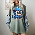 Adorable Book Lover Blue Jay With Reading Glasses Cute Raglan Baseball Tee Women's Comfort Colors T-Shirt Berry