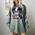Adorable Book Lover Border Collie With Reading Glasses Cute Raglan Baseball Tee Women's Comfort Colors T-Shirt Berry