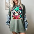Adorable Book Lover Humming Bird With Reading Glasses Cute Women's Comfort Colors T-Shirt Berry Adorable Book Lover Humming Bird With Reading Glasses Cute Women's Comfort Colors T-Shirt Berry