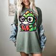 Adorable Book Lover Iguana With Reading Glasses Cute Women's Comfort Colors T-Shirt Berry