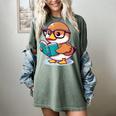 Adorable Book Lover Mallard Duck With Reading Glasses Cute Women's Comfort Colors T-Shirt Berry Adorable Book Lover Mallard Duck With Reading Glasses Cute Women's Comfort Colors T-Shirt Berry