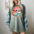 Adorable Book Lover Parrot With Reading Glasses Cute Women's Comfort Colors T-Shirt Berry Adorable Book Lover Parrot With Reading Glasses Cute Women's Comfort Colors T-Shirt Berry