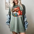 Adorable Book Lover Salmon With Reading Glasses Cute Women's Comfort Colors T-Shirt Berry