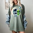Astronaut Reading Book To Alien Shirt Moon Space Lover Kids Women's Comfort Colors T-Shirt Berry