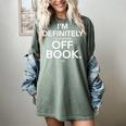 Theater Off Book Musical Theatre Book Lovers Women's Comfort Colors T-Shirt Berry