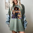 Back To School Afro Melanin Girl Reading Book Bookworm Women's Comfort Colors T-Shirt Berry
