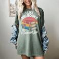 I Like Big Books Cannot Lie Librarian Reading Teacher Women's Comfort Colors T-Shirt Berry