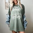 The Book Was Better Reader Teacher Librarian Reading Lovers Women's Comfort Colors T-Shirt Berry