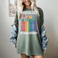 Book Flower Radicalized By Basic Decency Feminist Leftist Women's Comfort Colors T-Shirt Berry