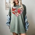 Book Lover Heart Shape Reading Librarian Valentine Men Women Women's Comfort Colors T-Shirt Berry