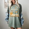 Book Lover Moonlight Reading Scene Night Women's Comfort Colors T-Shirt Berry