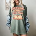 Book Lover Pregnancy Announcement Reveal Smut Women's Comfort Colors T-Shirt Berry