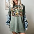 Book Nook Enthusiast Cozy Library Reader Collector Women's Comfort Colors T-Shirt Berry