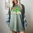 Book With Shamrocks Librarian Saint Patrick's Day Kids Women's Comfort Colors T-Shirt Berry