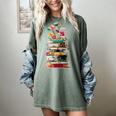Book Stack With Flowers Reading Lover Bookish Women's Comfort Colors T-Shirt Berry