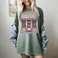 Take Me To The Book Store Librarians Valentine's Day Premium Women's Comfort Colors T-Shirt Berry