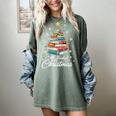 All Booked For Christmas Book Christmas Book Lover Librarian Women's Comfort Colors T-Shirt Berry