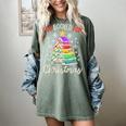 All Booked For Christmas Book Lovers Xmas Tree Women Women's Comfort Colors T-Shirt Berry