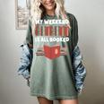 My Weekend Is All Booked Cute Book Reader Teacher Women's Comfort Colors T-Shirt Berry