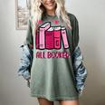 All Booked Read Book Reading Librarian Men Women Kids Women's Comfort Colors T-Shirt Berry