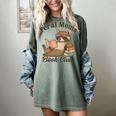 Bookish Feral Moms Book Club Raccoon Mother's Day Bookworm Women's Comfort Colors T-Shirt Berry